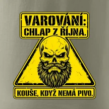 Varování chlap z října kouše když nemá pivo