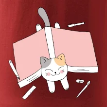 Učení na státnice kočka