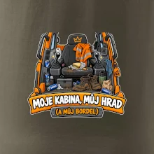 Kabina bagristy můj hrad a můj bordel