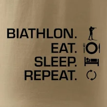 Biathlon Eat Sleep Repeat