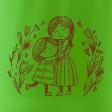 Matka a dcera v objetí