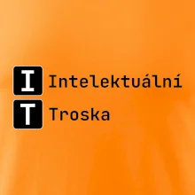 IT Nápis Intelektuální Troska