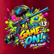 Barevná exploze game on paintball