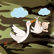 Čáp čekáme miminko - neutrální