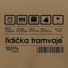 Čárový kód Řidič tramvaje