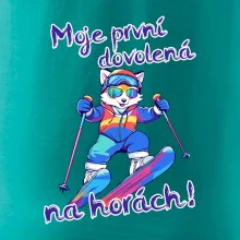 Moje první dovolená na horách modrá liška