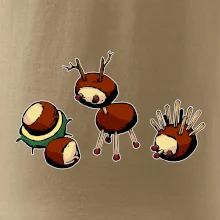 Kaštanová zvířátka - v řadě