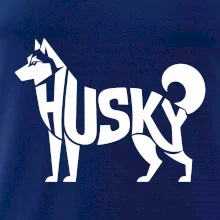 Husky nápis v těle