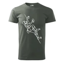 Lezecká stěna jedním tahem