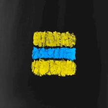 Turistická Cyklo značka - žluto modrá