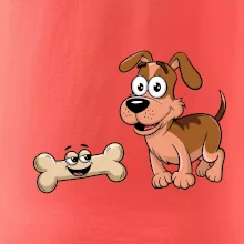 Parové triko - Pes a kost