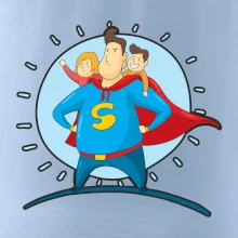 Táta superman - holka a kluk