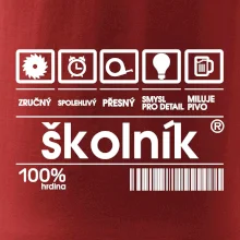 Čárový kód - Školník