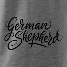 German shepherd - nápis okrasny - nápis okrasný