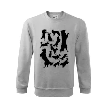 Border kolie siluety