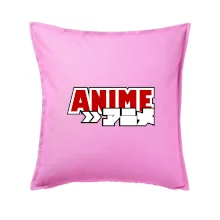 Anime nápis červený