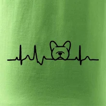 EKG Francouzský buldoček hlava
