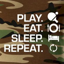 Stolní tenis - eat sleep