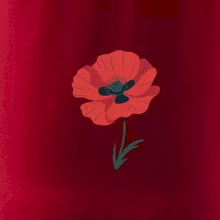 Vlčí mák kreslený velký