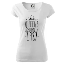 Queens are born in 1987