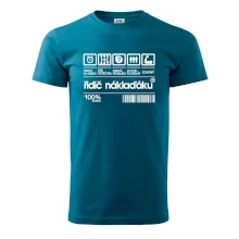 Čárový kód řidič náklaďáku Čárový kód řidič náklaďáku