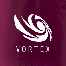 Vortex logo jednobarevné Vortex logo jednobarevné