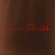 Poker EKG srdce červené