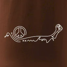 Pěst a symbol míru