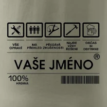 Vaše jméno - čárový kód