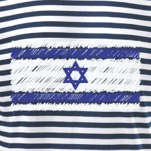 Vlajka Izrael kreslená