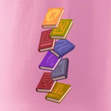 Knihomol letící knihy