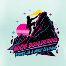 Noční bouldering s čelovkou