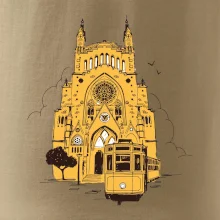 Mallorca - katedrála a tramvaj