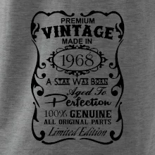 Vintage Etiketa - 1968