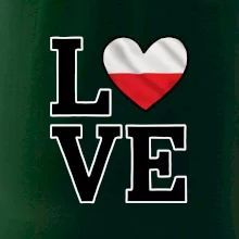 Love Polská vlajka