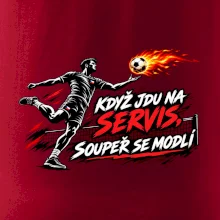 Nohejbalový pekelný servis