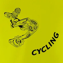 Cycling nápis šikmo