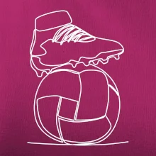 Fotbalový míč kopačka jedním tahem