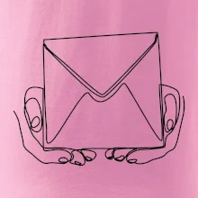 Obálka pošták jedním tahem