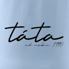 Psací nápis táta s ročníkem