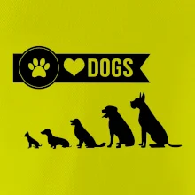 I love dogs - tlapka