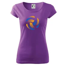 Volejbalový míč rastr barevný