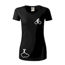 Mapa ČR + kolo na prsu