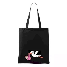 Čáp a miminko - holka (Hana-creative)