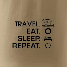 Eat sleep travel - Malý přívěs