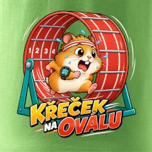 Běžecký křeček na oválu
