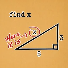 Find X - geometrie