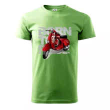 Scooter born to ride red