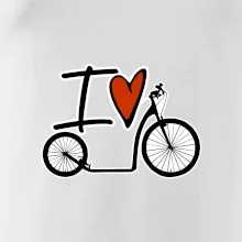 I love koloběžka velké a malé kolo