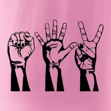 Kámen nůžky papír černé